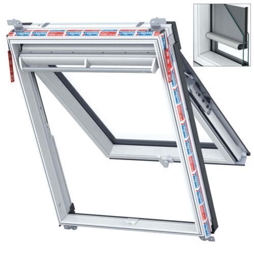 Keylite uitzettuimelvenster PFE I 03 T kunststof 66x118cm